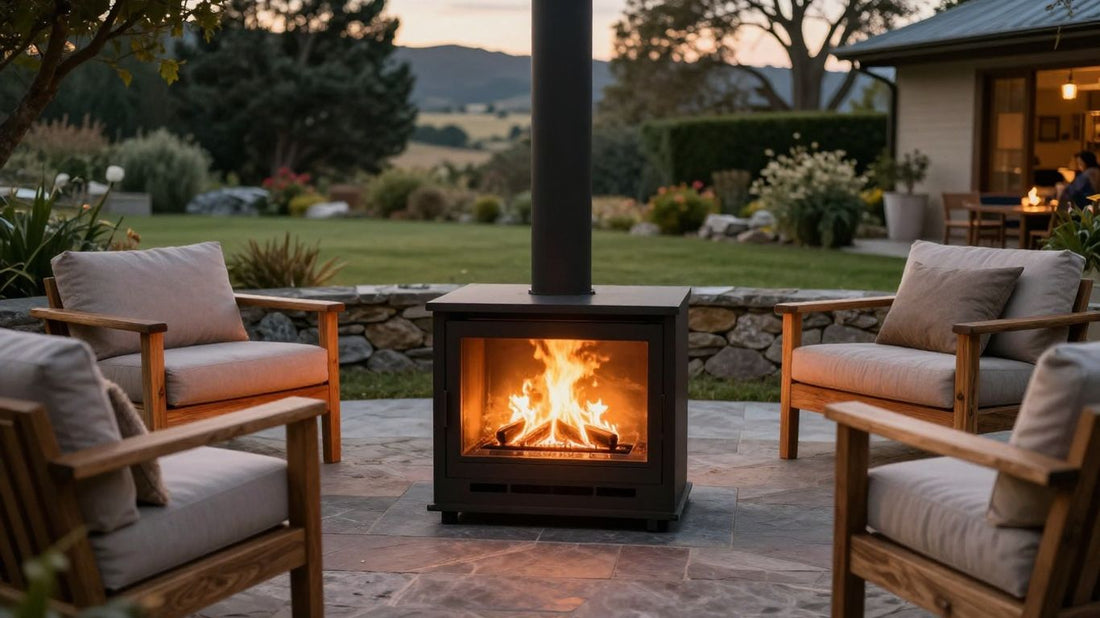Outdoor biofuel fireplace: How to choose and use one safely