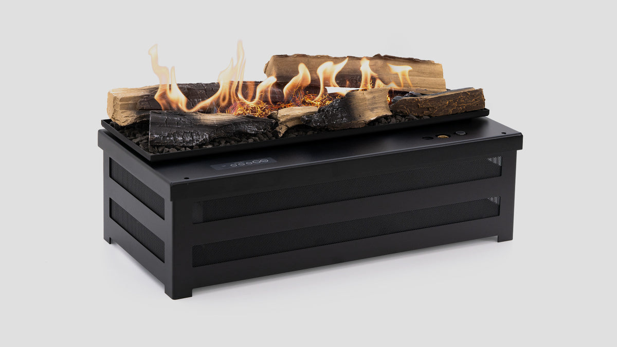 BASKET FIRE LOGS Automatic Ethanol Fireplace