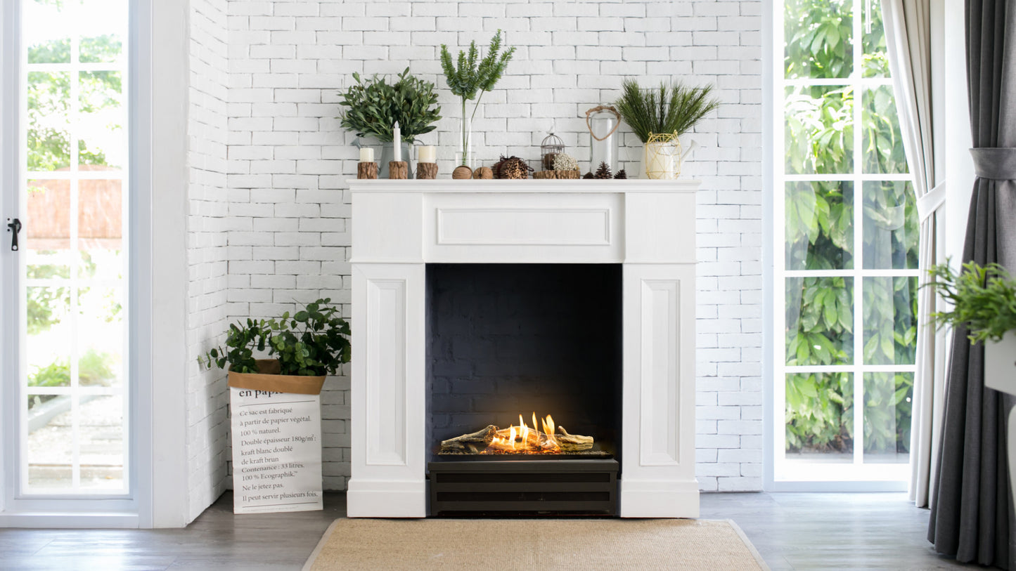 BASKET FIRE LOGS