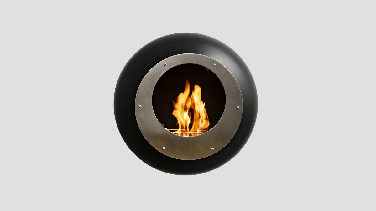 Black Cocoon Vellum fireplace