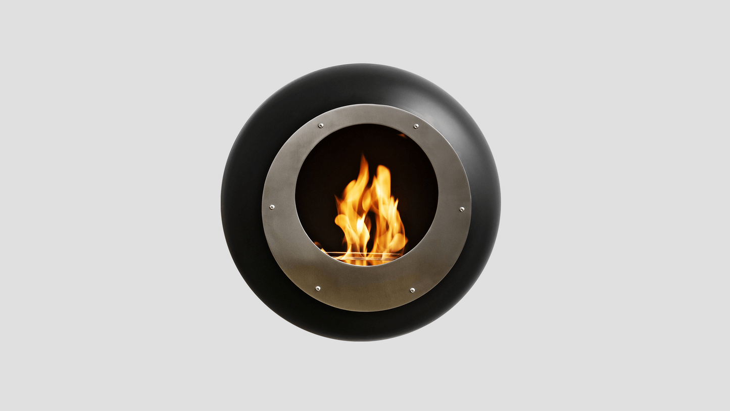 Black Cocoon Vellum fireplace
