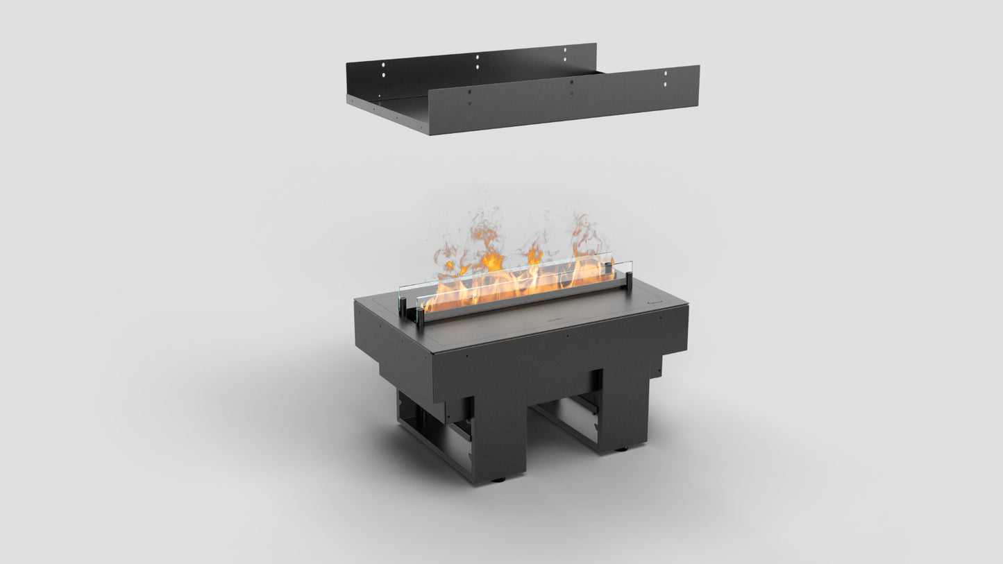 COOL FLAME SEE-THROUGH FIREBOX