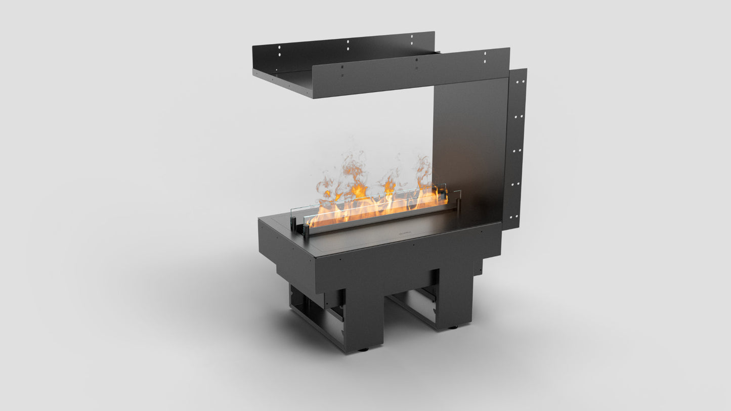 COOL FLAME SEE-THROUGH FIREBOX