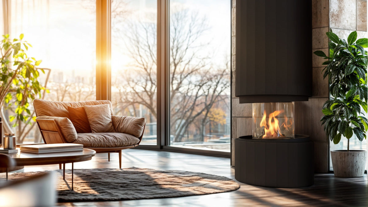 PILLAR Suspended Fireplace