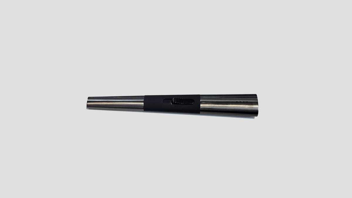 arc electric lighter on grey background