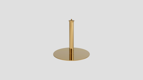 Brass Cocoon Pedestal