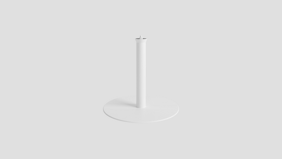 White Cocoon Pedestal