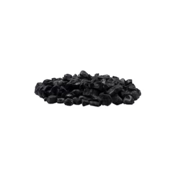 EcoSmart Black Glass Charcoal decorative fireplace media