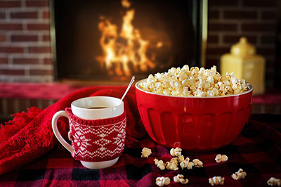New Zealand Bioethanol Fireplace Shop - Red Mug, Popcorn
