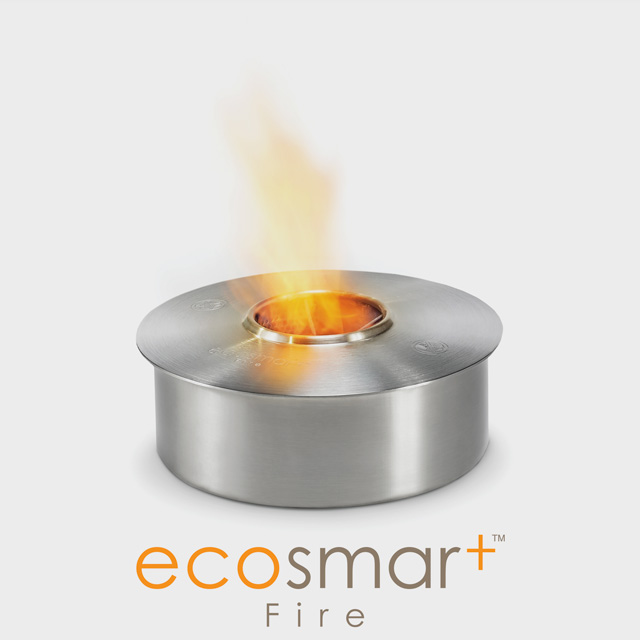 NZ Bioethanol Naked Flame - Low Round Fireplace Burner