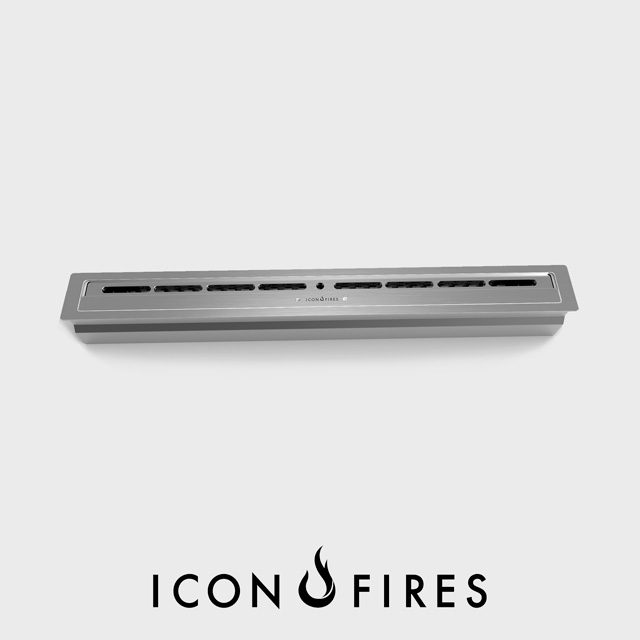 NZ Bioethanol Naked Flame - Stainless Steel Linear Fireplace Burner Insert