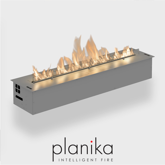 NZ Bioethanol Naked Flame - Stainless Steel Smart Automatic Fireplace Burner Insert Baseplate