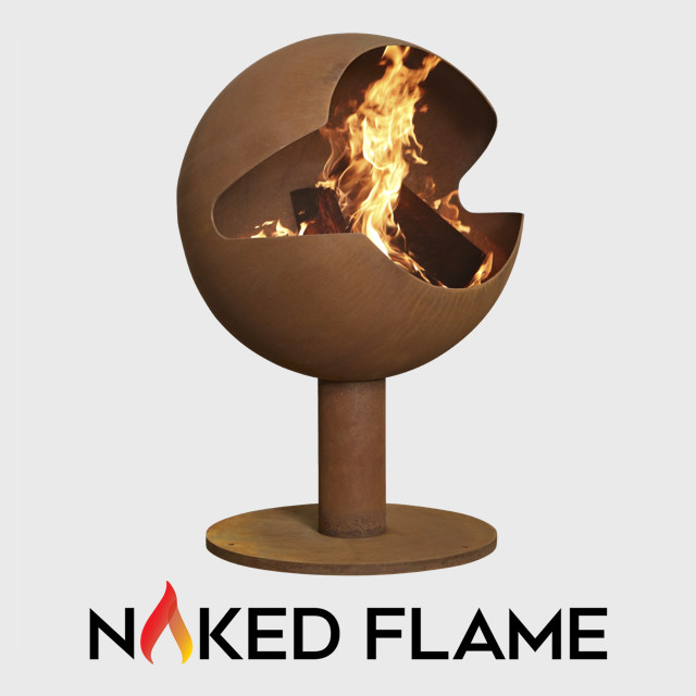 NZ Naked Flame - Corten Steel Brazier Fire Pit