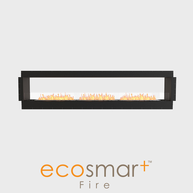 Biofuel Fireplaces NZ - Fireboxes EcoSmart Flex Double Sided