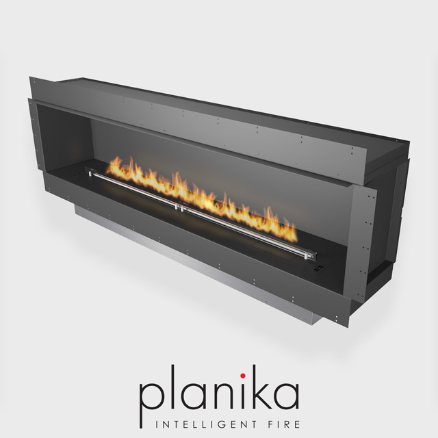 Biofuel Fireplaces NZ - Fireboxes Planika Forma 2300