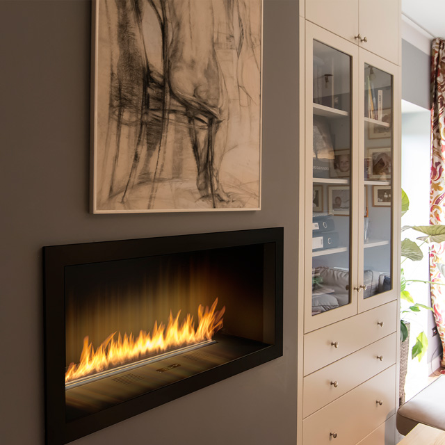 Bioethanol Fireplace Auckland - Fireboxes Planika Prime Fire in Casing