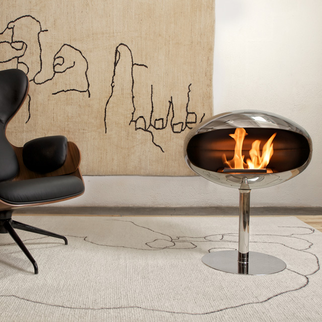 Bioethanol Fireplace Auckland - Free Standing Cocoon Fires Pedestal