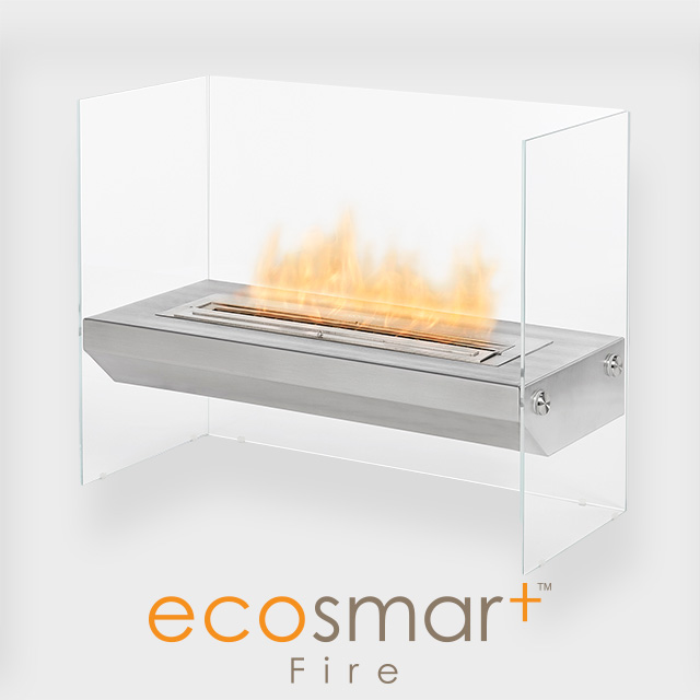 Free Standing Fireplace Modern Eco Bioethanol Fires Naked Flame NZ