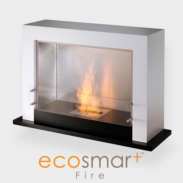 Free Standing Fireplace Modern Eco Bioethanol Fires Naked Flame NZ