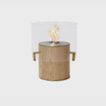 Oak with Stainless Steel Burner
