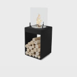 Black with Stainless Steel Burner