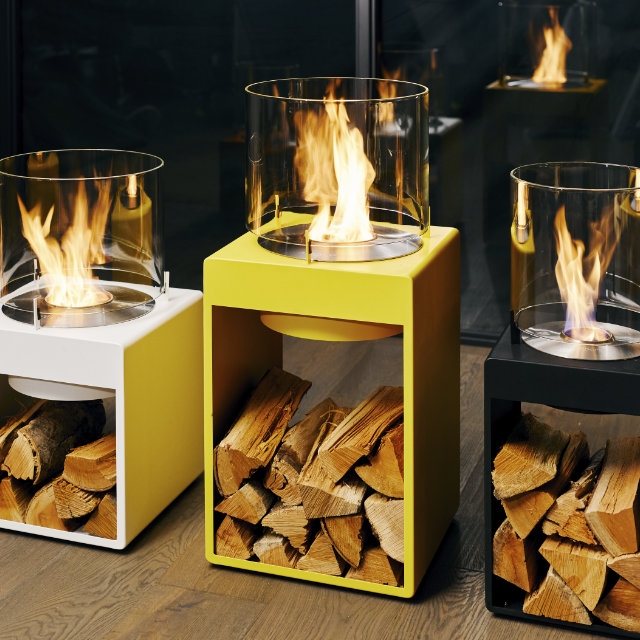 Bioethanol Fireplace Auckland - Free Standing EcoSmart Pop 8T
