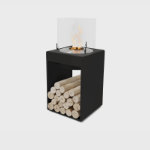 Black with Stainless Steel Burner