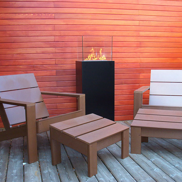 Free Standing Fireplace Modern Eco Bioethanol Fires Naked Flame NZ