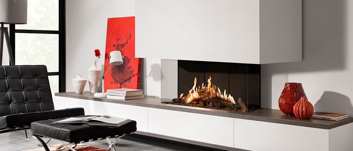 Kalfire GP115/55S Gas Fireplace Naked Flame NZ