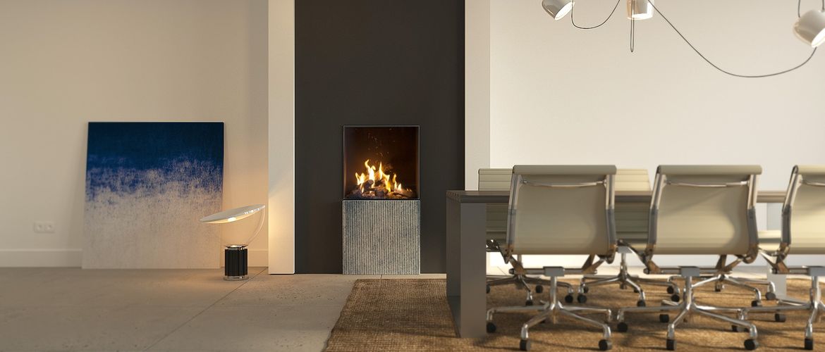 Kalfire GP60/59F Gas Fireplace Naked Flame NZ