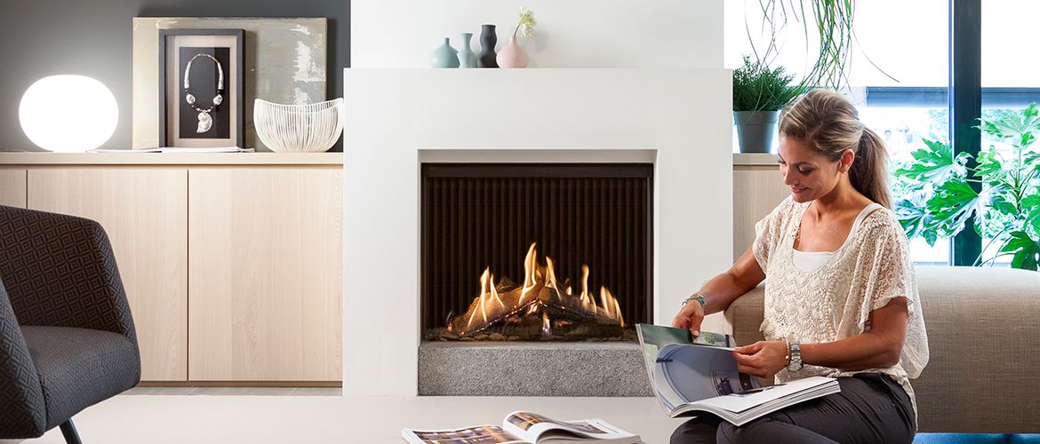 Kalfire GP75/59F Gas Fireplace Naked Flame NZ