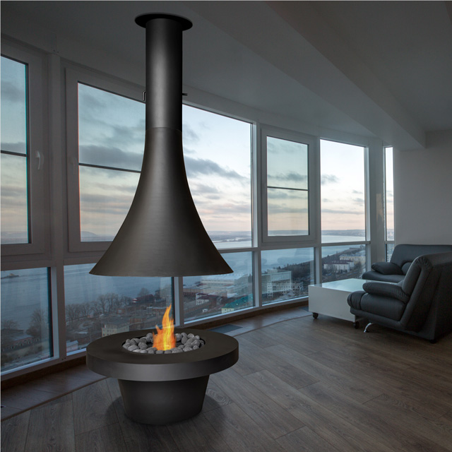Bioethanol Fireplace Auckland - Suspended Naked Flame Cone