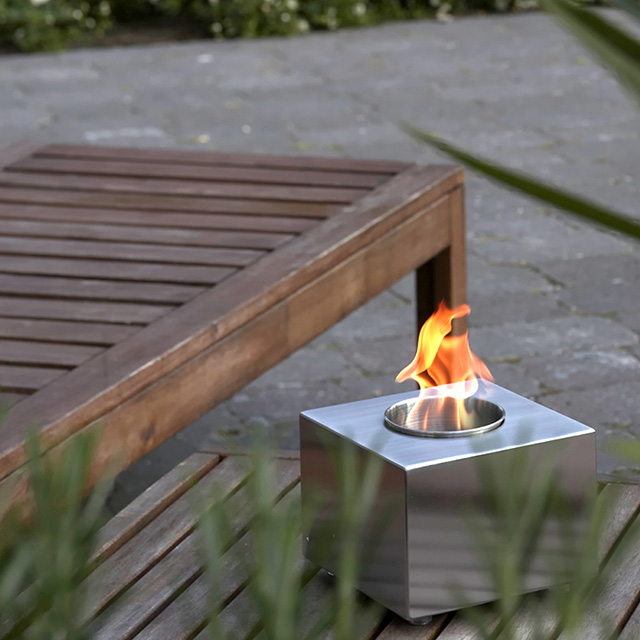 Tabletop Fireplace Modern Eco Bioethanol Fires Naked Flame NZ
