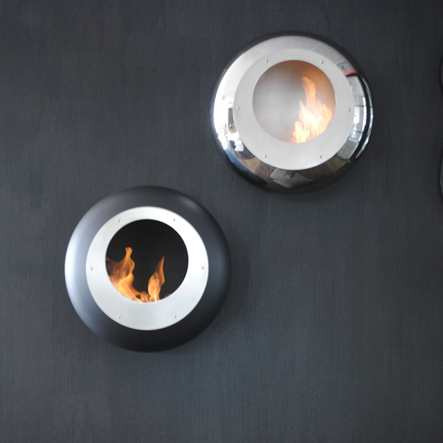 Bioethanol Fireplace Auckland - Wall Mounted Cocoon Fires Vellum